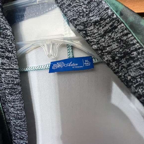 Aster cardigan green/black size XL - Picture 3 of 5